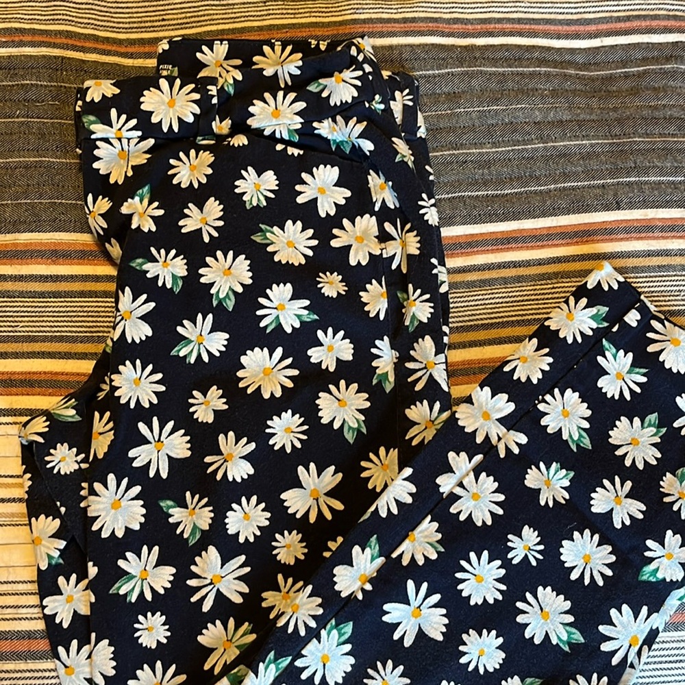 Flower skinny jeans